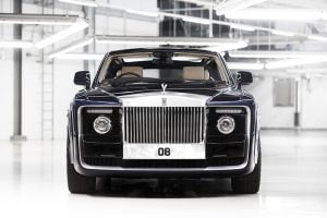 The personalised Sweptail Rolls Royce reportedly cost £10 million.