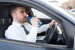 Dehydrated drivers make just as many mistakes as those who drink and drive