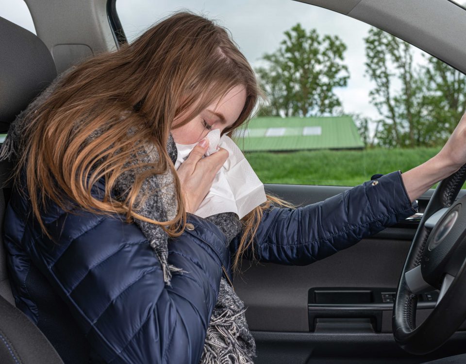 Driver fined £100 for sneezing