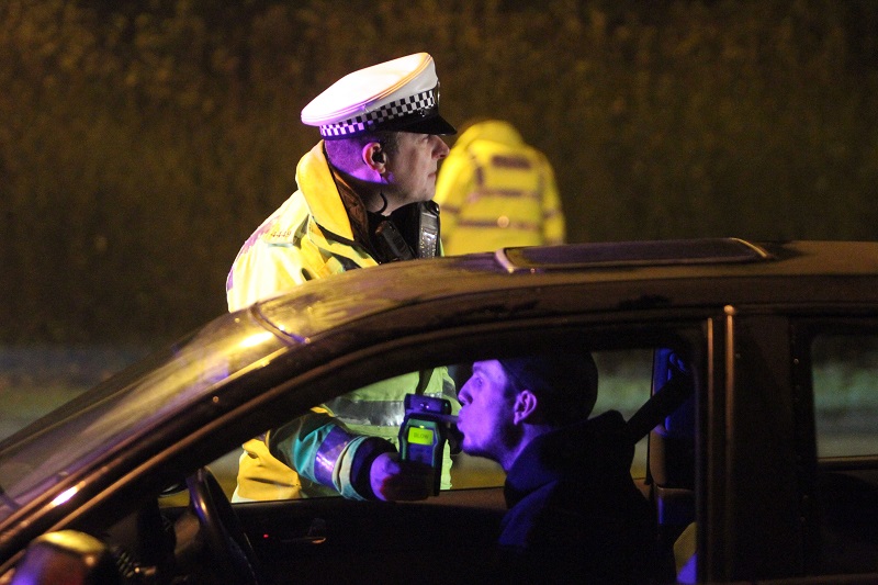 Motorist breathalised by police