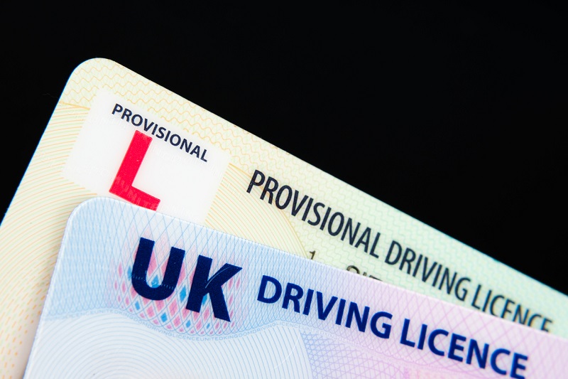 UK provisional and full driving licences.