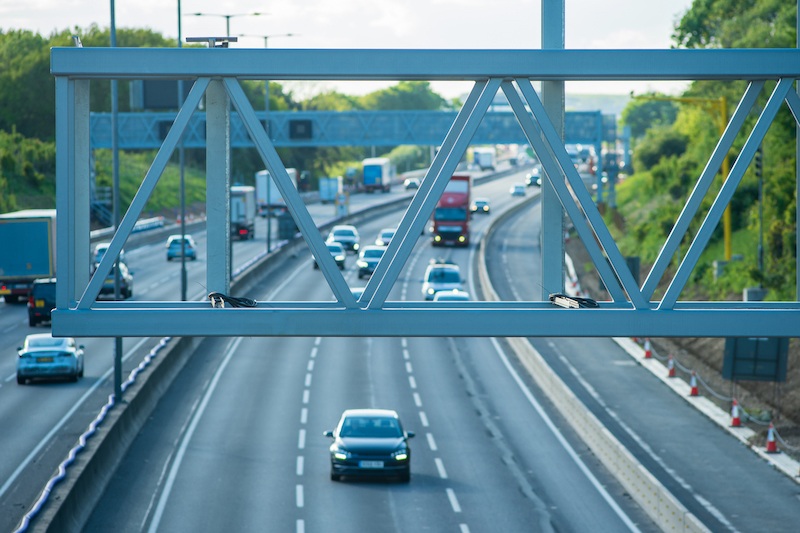 Smart motorway in the UK